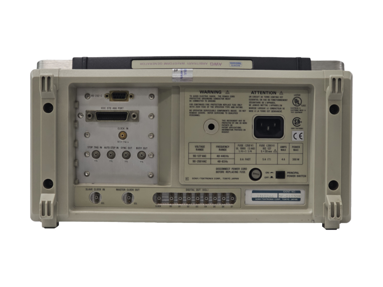 Tektronix/Arbitray Waveform Synthesizer/AWG2040/03/09/1