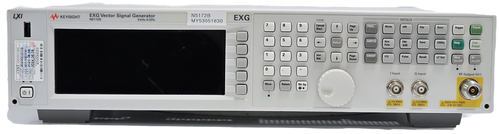 Keysight/Signal Generator/N5172B/221/222/506/653
