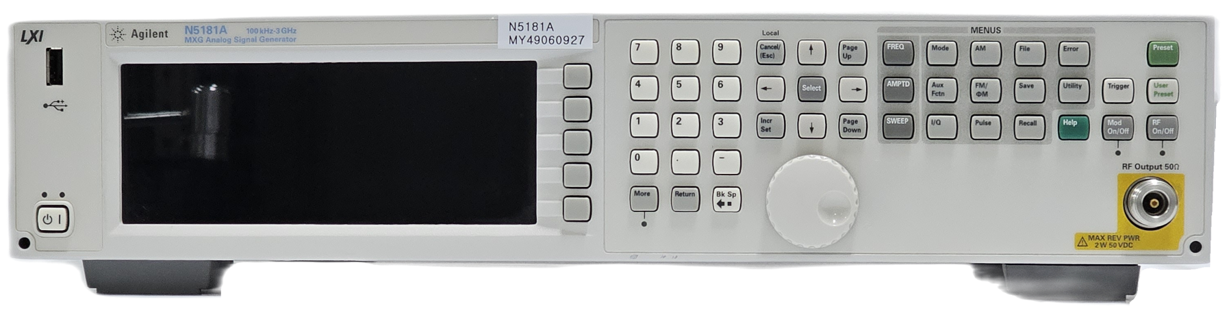 Agilent/Signal Generator/N5181A/503/ALB/UNT