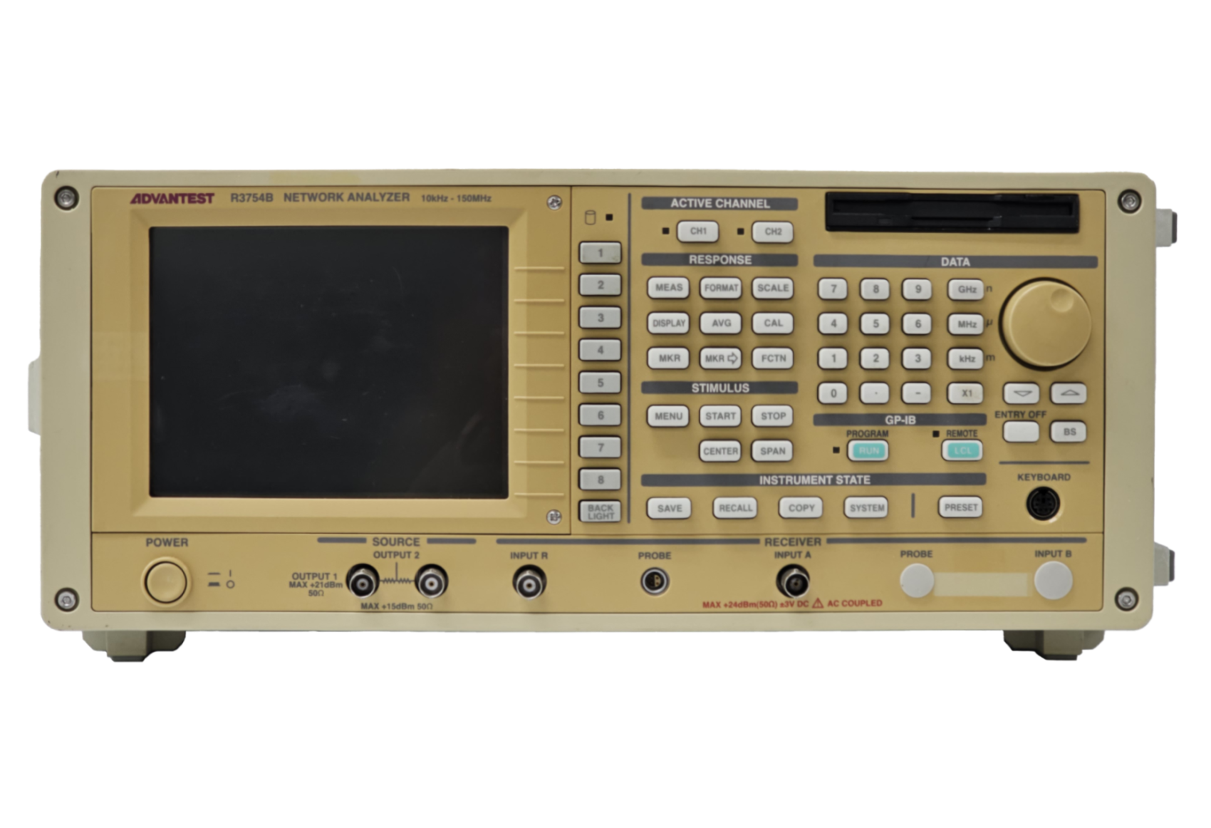 Advantest/Network Analyzer/R3754B/01/10