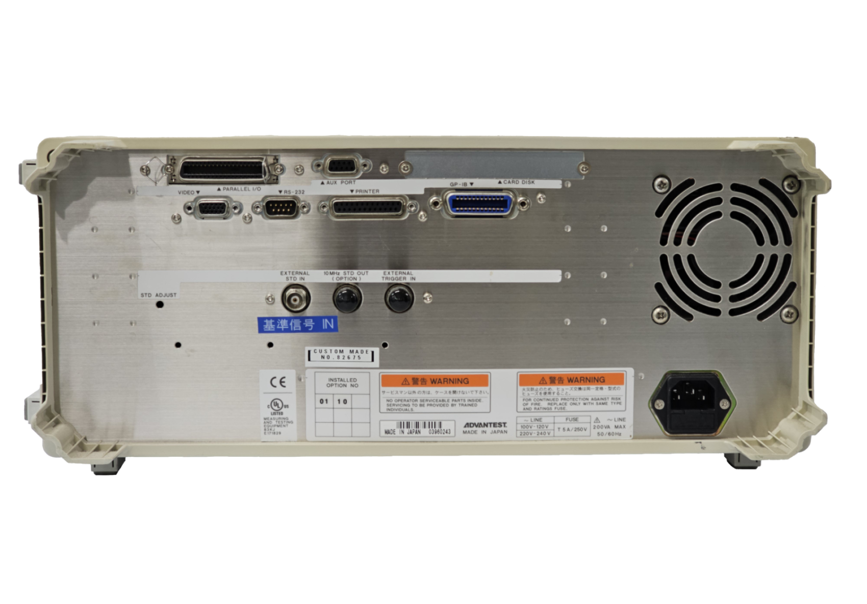 Advantest/Network Analyzer/R3754B/01/10